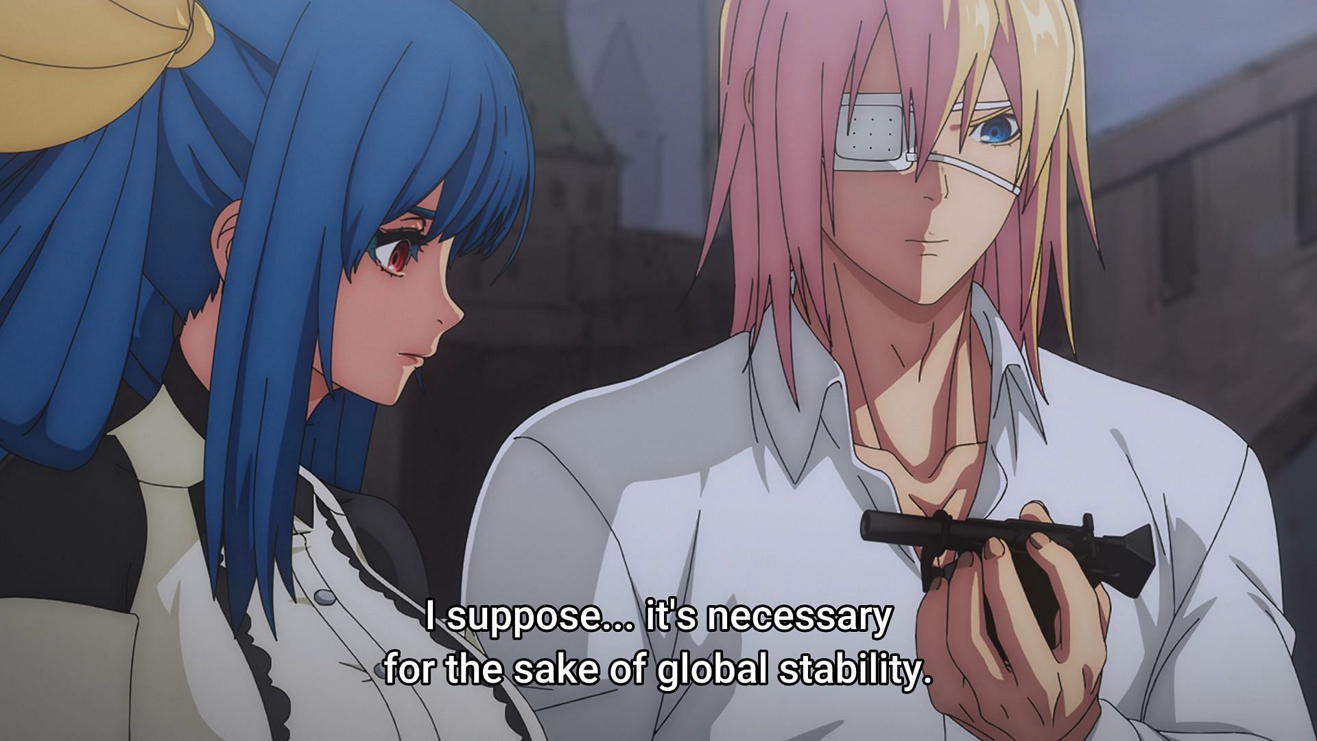 Dizzy and Ky in flashback in Guilty Gear Strive: Dual Rulers episode 6 (Image via SANZIGEN)